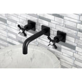 Essex Two-Handle 3-Hole Wall Mount Bathroom Faucet