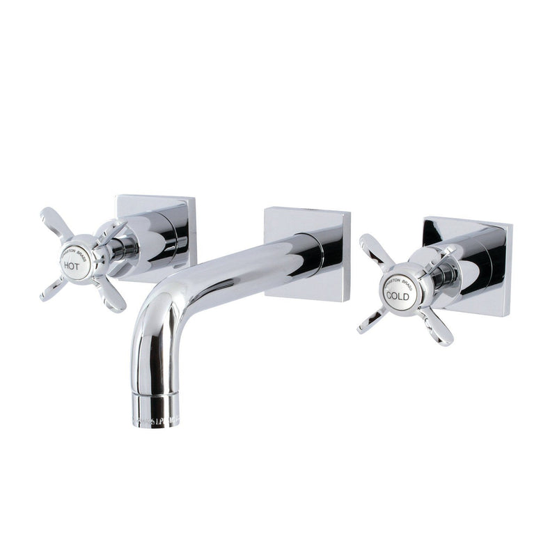 Essex Double-Handle 3-Hole Wall Mount Bathroom Faucet