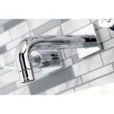 NuWave Two-Handle 3-Hole Wall Mount Bathroom Faucet