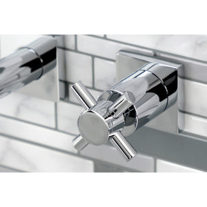 Concord Double-Handle 3-Hole Wall Mount Bathroom Faucet
