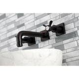 Essex Two-Handle 3-Hole Wall Mount Bathroom Faucet