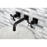 Essex Double-Handle 3-Hole Wall Mount Bathroom Faucet