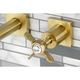 Essex Two-Handle 3-Hole Wall Mount Bathroom Faucet