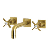 Essex Double-Handle 3-Hole Wall Mount Bathroom Faucet