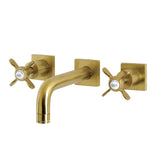 Essex Two-Handle 3-Hole Wall Mount Bathroom Faucet