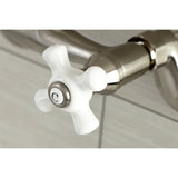 Kingston Two-Handle 2-Hole Wall Mount Bar Faucet