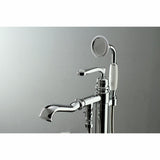 Royale Single-Handle 1-Hole Freestanding Tub Faucet with Hand Shower