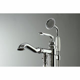 Royale Single-Handle 1-Hole Freestanding Tub Faucet with Hand Shower