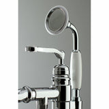 Royale Single-Handle 1-Hole Freestanding Tub Faucet with Hand Shower