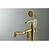 Royale Single-Handle 1-Hole Freestanding Tub Faucet with Hand Shower
