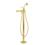 Royale Single-Handle 1-Hole Freestanding Tub Faucet with Hand Shower