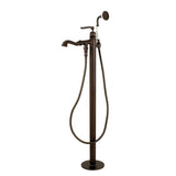 Royale Single-Handle 1-Hole Freestanding Tub Faucet with Hand Shower