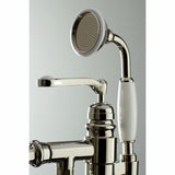 Royale Single-Handle 1-Hole Freestanding Tub Faucet with Hand Shower