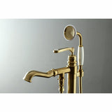 Royale Single-Handle 1-Hole Freestanding Tub Faucet with Hand Shower