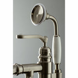 Royale Single-Handle 1-Hole Freestanding Tub Faucet with Hand Shower