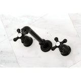 English Country Two-Handle 3-Hole Wall Mount Roman Tub Faucet