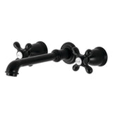 English Country Two-Handle 3-Hole Wall Mount Roman Tub Faucet