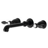 Tudor Two-Handle 3-Hole Wall Mount Roman Tub Faucet