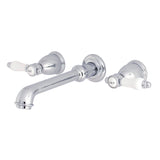 Bel-Air Two-Handle 3-Hole Wall Mount Roman Tub Faucet