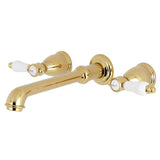 Bel-Air Two-Handle 3-Hole Wall Mount Roman Tub Faucet