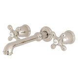 English Country Two-Handle 3-Hole Wall Mount Roman Tub Faucet