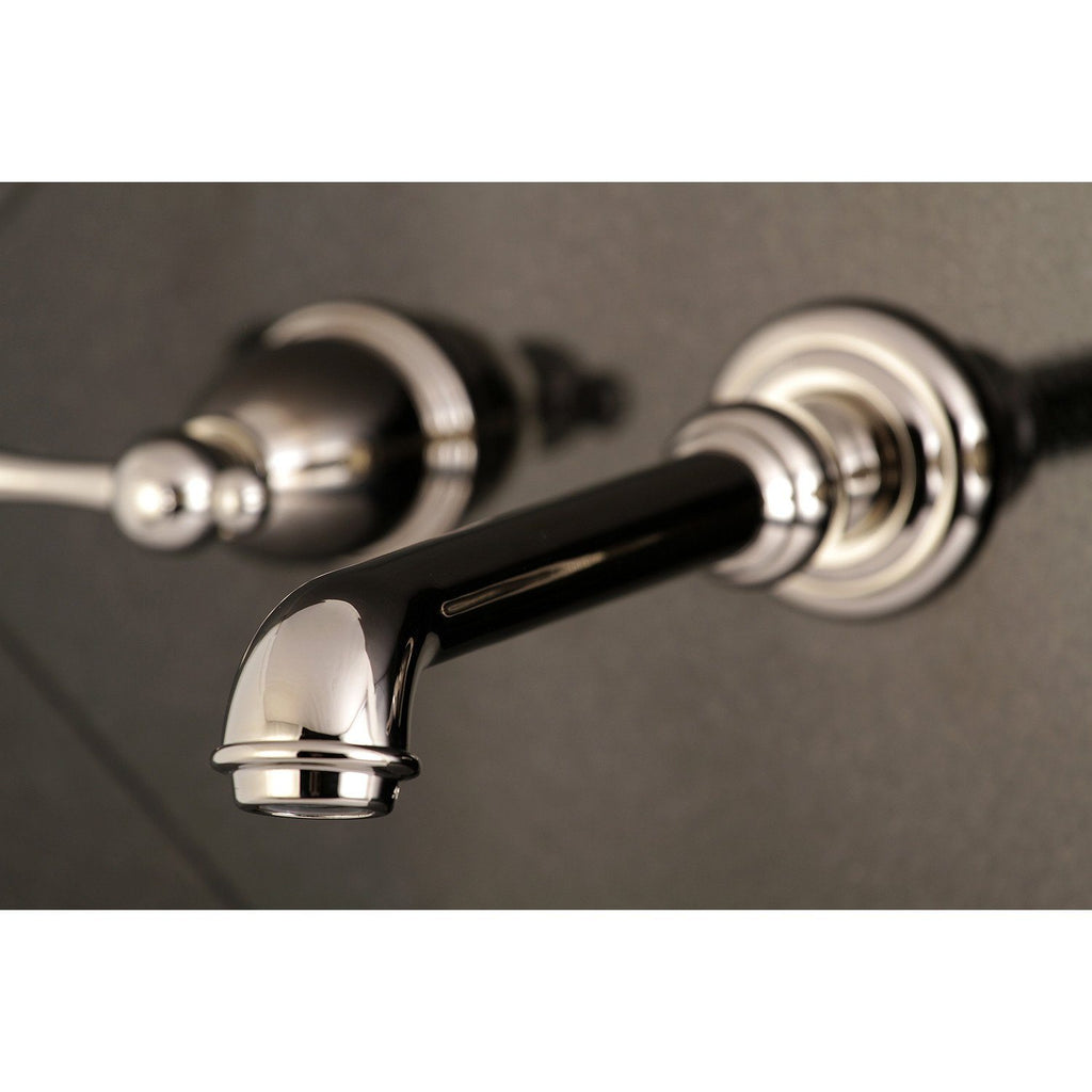 English Country Two-Handle 3-Hole Wall Mount Roman Tub Faucet