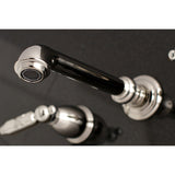 Georgian Two-Handle 3-Hole Wall Mount Roman Tub Faucet