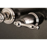 Naples Two-Handle 3-Hole Wall Mount Roman Tub Faucet