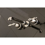 Naples Two-Handle 3-Hole Wall Mount Roman Tub Faucet