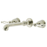 Naples Two-Handle 3-Hole Wall Mount Roman Tub Faucet