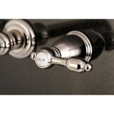 Tudor Two-Handle 3-Hole Wall Mount Roman Tub Faucet