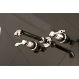 Tudor Two-Handle 3-Hole Wall Mount Roman Tub Faucet