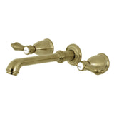 Heirloom Two-Handle 3-Hole Wall Mount Roman Tub Faucet