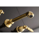 Georgian Two-Handle 3-Hole Wall Mount Roman Tub Faucet