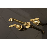 Georgian Two-Handle 3-Hole Wall Mount Roman Tub Faucet