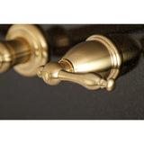 Naples Two-Handle 3-Hole Wall Mount Roman Tub Faucet