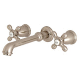 English Country Two-Handle 3-Hole Wall Mount Roman Tub Faucet