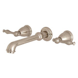 Naples Two-Handle 3-Hole Wall Mount Roman Tub Faucet