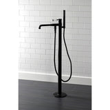 Paris Single-Handle 1-Hole Freestanding Tub Faucet with Hand Shower