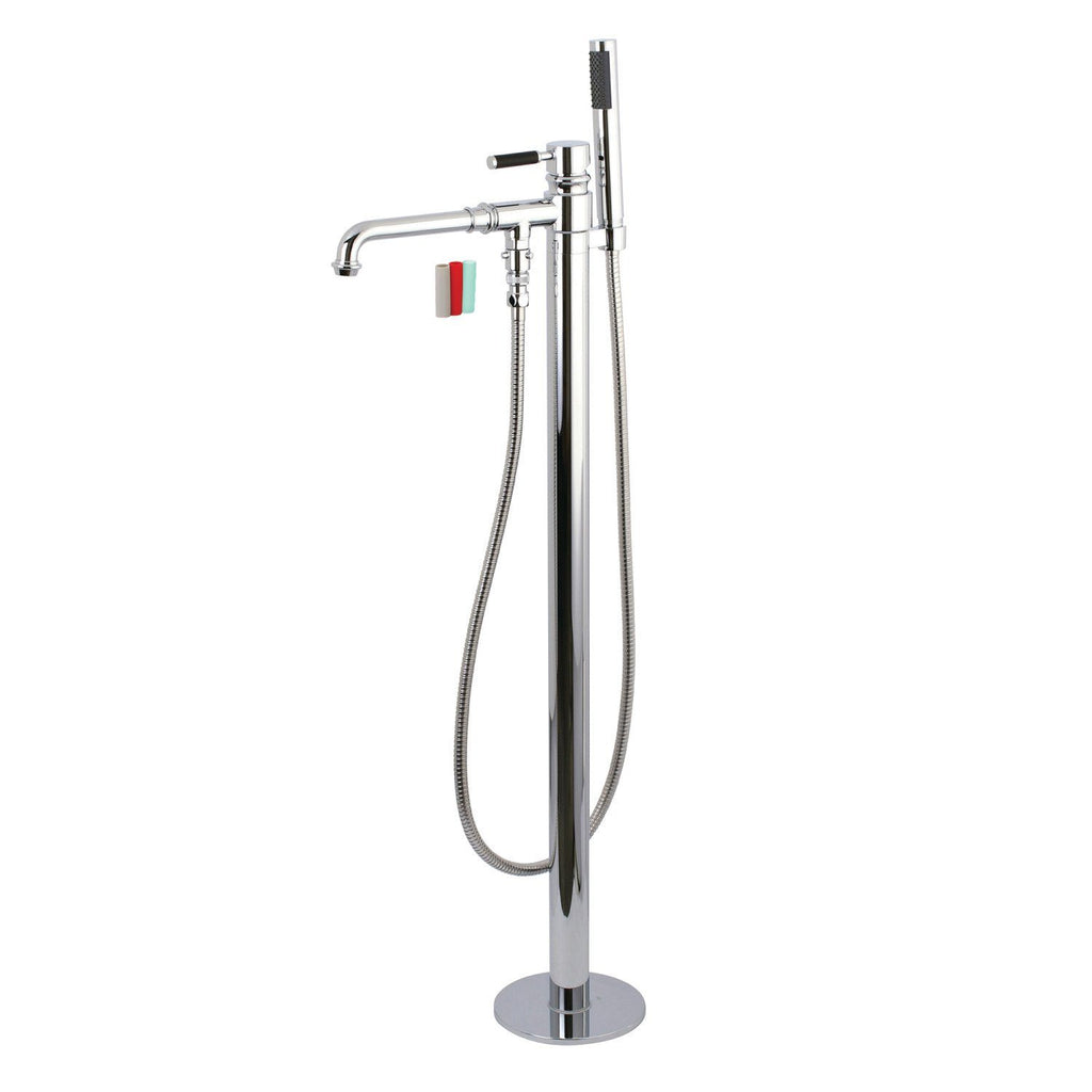 Kaiser Single-Handle 1-Hole Freestanding Tub Faucet with Hand Shower