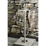 English Country Single-Handle 1-Hole Freestanding Tub Faucet with Hand Shower