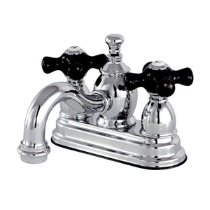 Duchess Double-Handle 3-Hole Deck Mount 4-Inch Centerset Bathroom Faucet with Brass Pop-Up