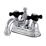 Duchess Double-Handle 3-Hole Deck Mount 4-Inch Centerset Bathroom Faucet with Brass Pop-Up