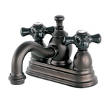 Duchess Double-Handle 3-Hole Deck Mount 4-Inch Centerset Bathroom Faucet with Brass Pop-Up