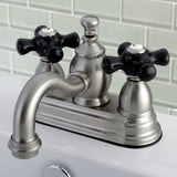 Duchess Double-Handle 3-Hole Deck Mount 4-Inch Centerset Bathroom Faucet with Brass Pop-Up
