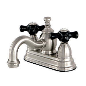 Duchess Double-Handle 3-Hole Deck Mount 4-Inch Centerset Bathroom Faucet with Brass Pop-Up