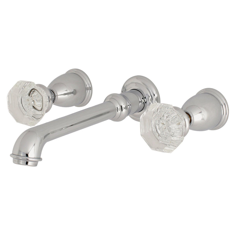 Celebrity Double-Handle 3-Hole Wall Mount Bathroom Faucet