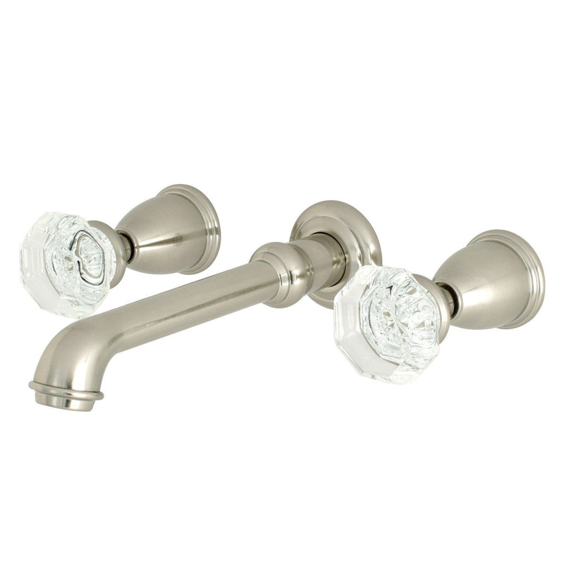 Celebrity Double-Handle 3-Hole Wall Mount Bathroom Faucet