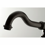English Country Single-Handle 1-Hole Freestanding Tub Faucet with Hand Shower