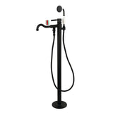 Kaiser Single-Handle 1-Hole Freestanding Tub Faucet with Hand Shower